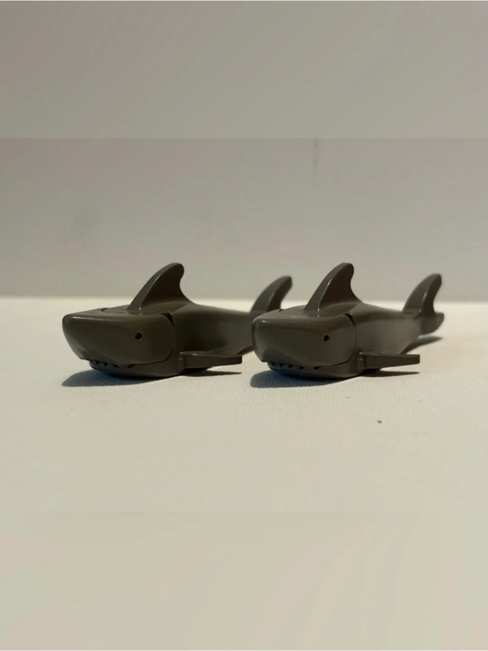 Vintage Lego Sharks Lot Of 2 Old Sea Animal #2547 Cake Topper Toy MiniFigure